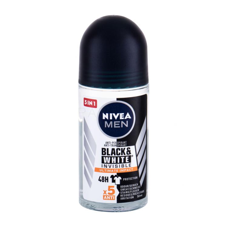 Nivea Men Invisible For Black &amp; White Ultimate Impact 48h Antiperspirant za muškarce 50 ml