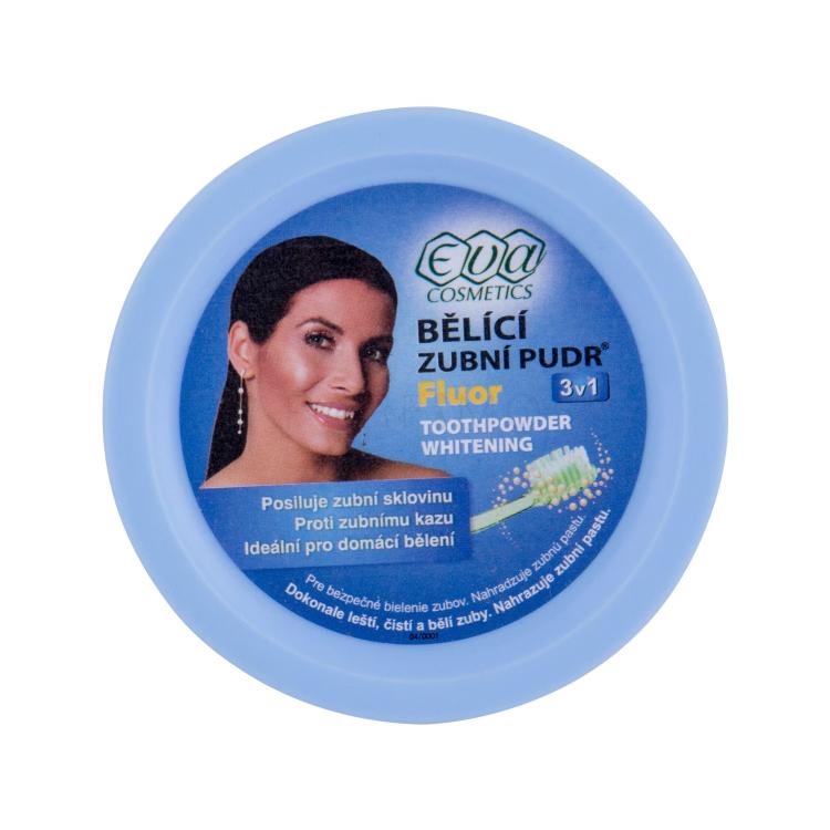 Eva Cosmetics Whitening Toothpowder Fluor Izbjeljivanja zuba 30 g