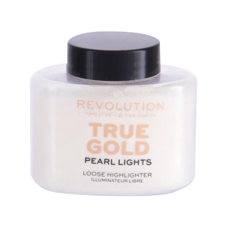 Makeup Revolution London Pearl Lights Highlighter za žene 25 g Nijansa True Gold