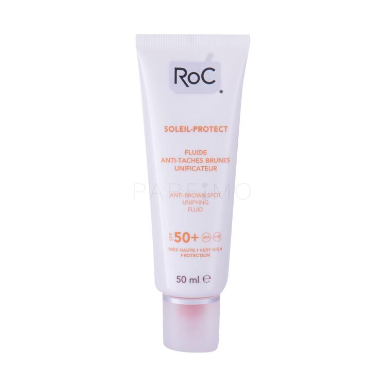 RoC Soleil-Protect Anti-Brown Spot SPF50+ Proizvod za zaštitu lica od sunca za žene 50 ml
