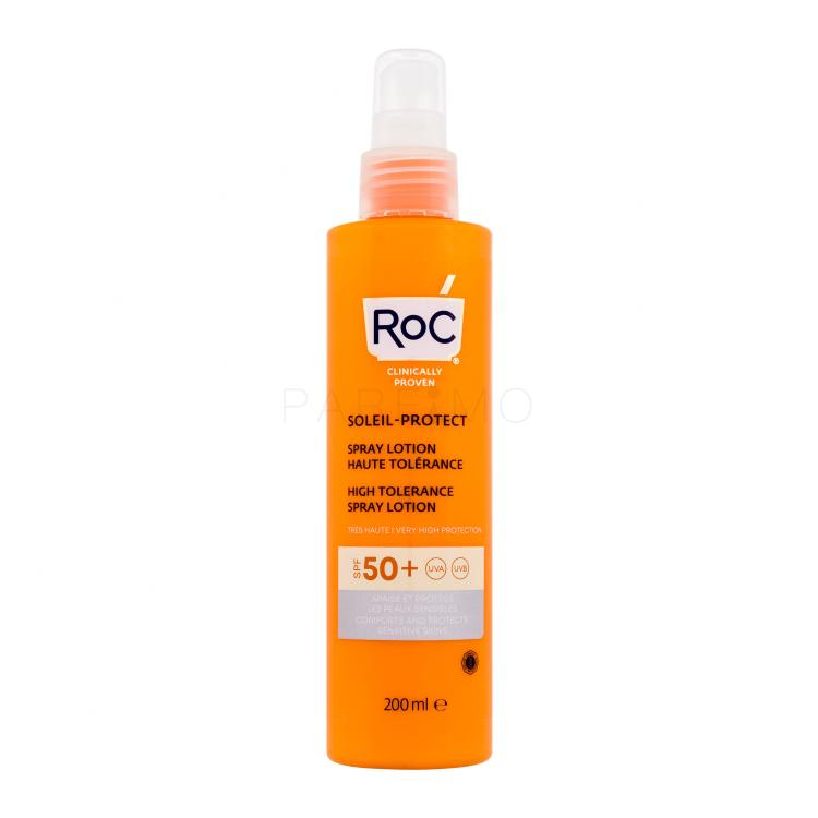 RoC Soleil-Protect High Tolerance SPF50+ Proizvod za zaštitu od sunca za tijelo za žene 200 ml