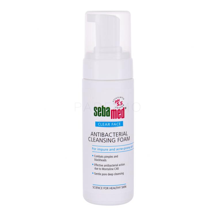 SebaMed Clear Face Antibacterial Pjena za čišćenje lica za žene 150 ml