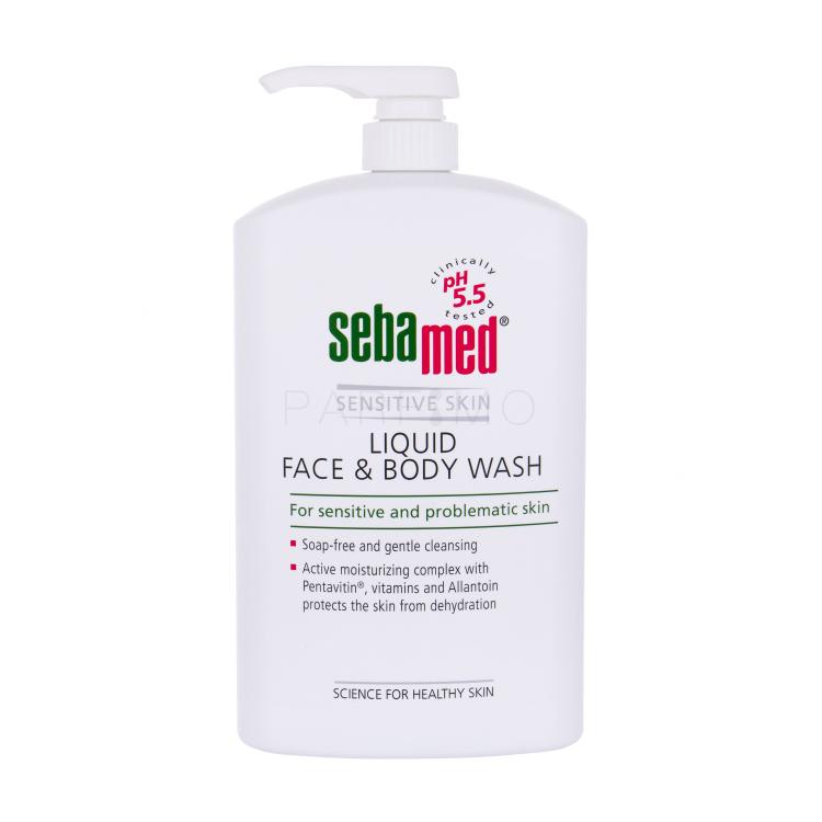 SebaMed Sensitive Skin Face &amp; Body Wash Tekući sapun za žene 1000 ml