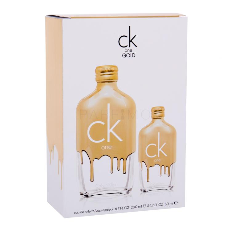 Calvin Klein CK One Gold Poklon set toaletna voda 200 ml + toaletna voda 50 ml