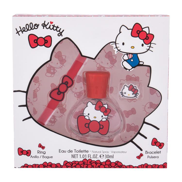 Hello Kitty Hello Kitty Poklon set toaletna voda 30 ml + narukvica + prsten