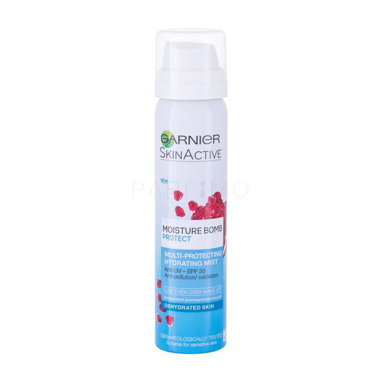 Garnier SkinActive Moisture Bomb Protect Mist SPF30 Losion i sprej za lice za žene 75 ml