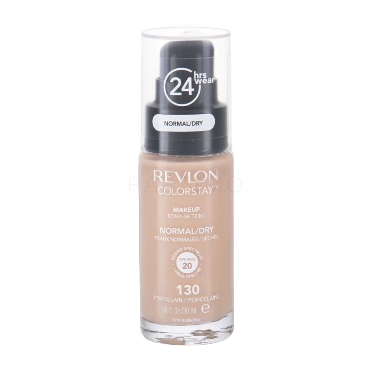 Revlon Colorstay Normal Dry Skin SPF20 Puder za žene 30 ml Nijansa 130 Porcelain