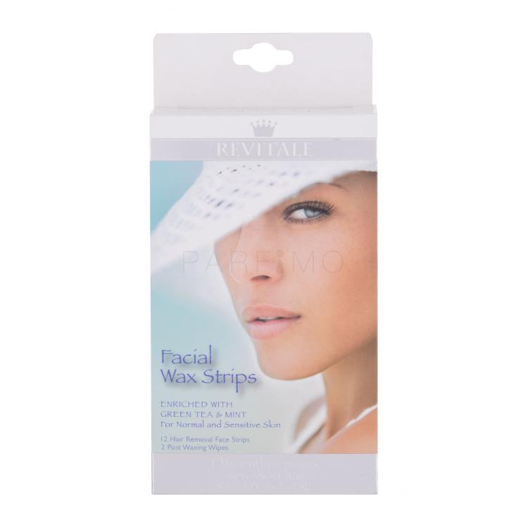 Revitale Wax Strips Facial Proizvodi za depilaciju za žene 12 kom