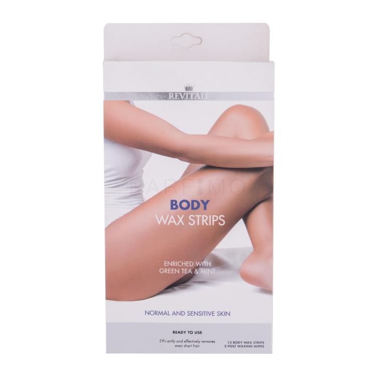Revitale Wax Strips Body Proizvodi za depilaciju za žene 12 kom