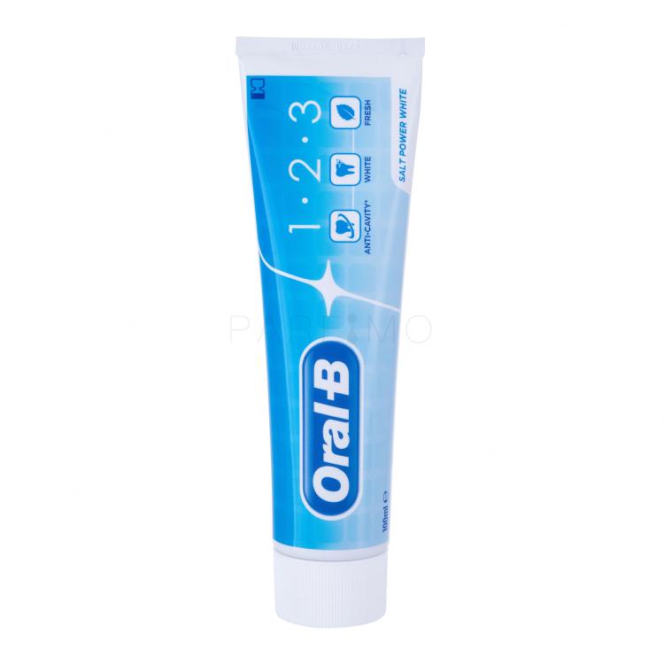 Oral-B 1-2-3 Salt Power White Zubna pasta 100 ml