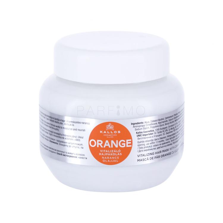 Kallos Cosmetics Orange Maska za kosu za žene 275 ml