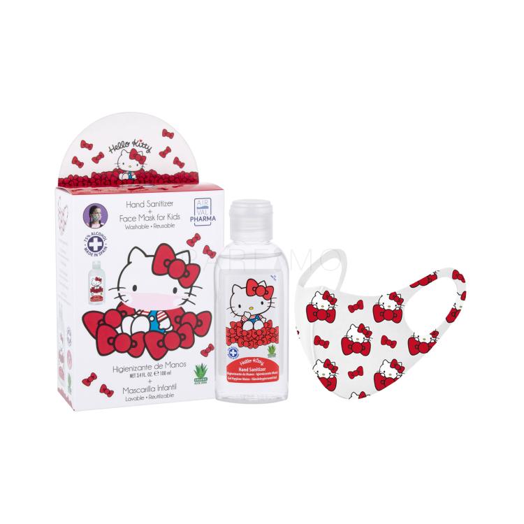 Hello Kitty Hello Kitty Poklon set gel za dezinfekciju ruku 100 ml + maska 1 kom
