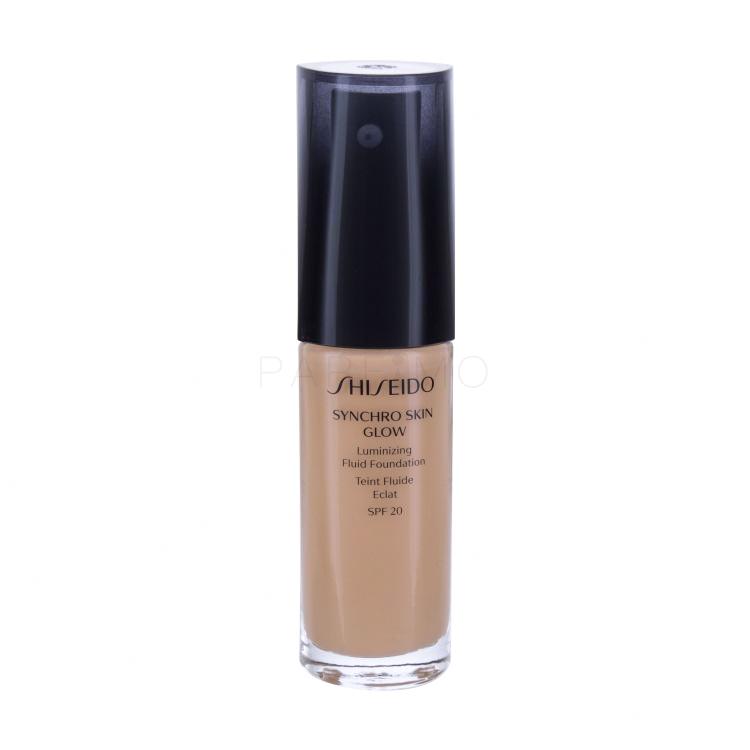 Shiseido Synchro Skin Glow SPF20 Puder za žene 30 ml Nijansa Golden 4