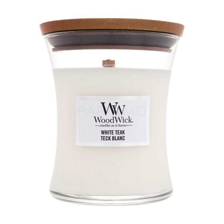 WoodWick White Teak Mirisna svijeća 275 g
