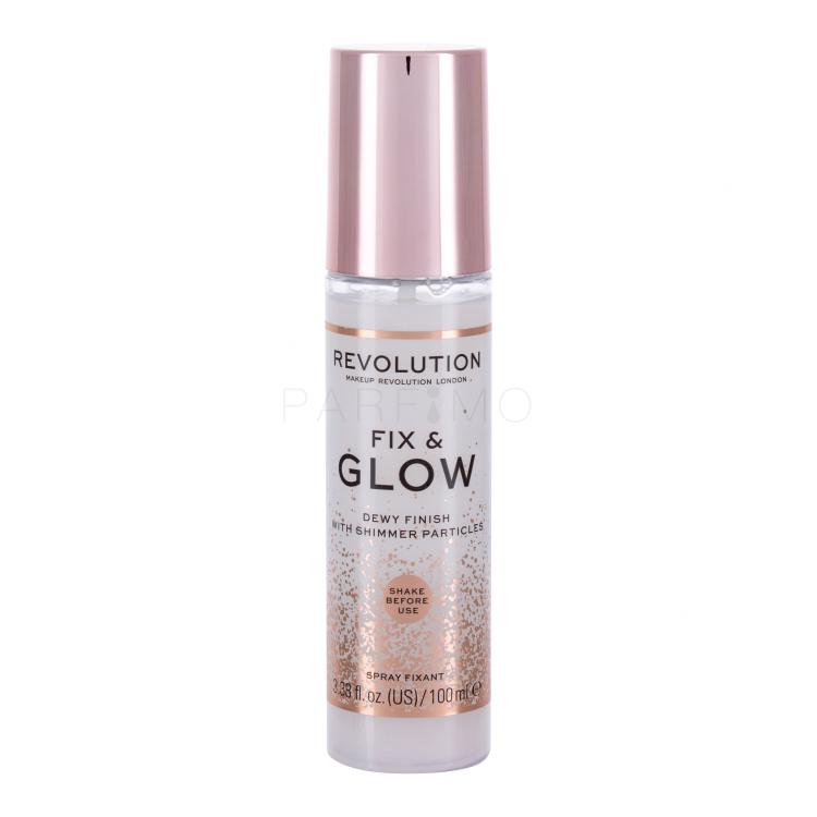 Makeup Revolution London Fix &amp; Glow Dewy Finish Fiksatori šminke za žene 100 ml