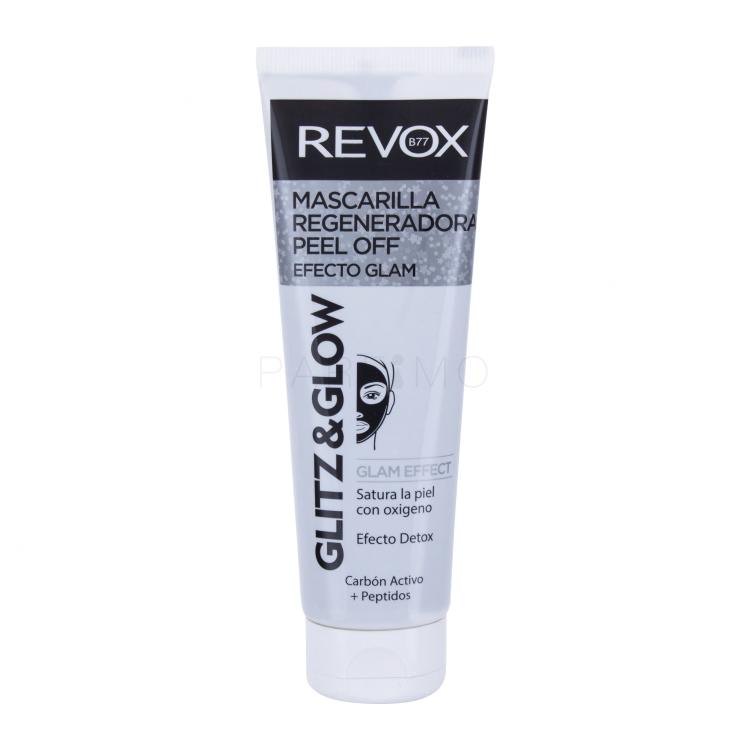 Revox Glitz &amp; Glow Black Regenerating Maska za lice za žene 80 ml