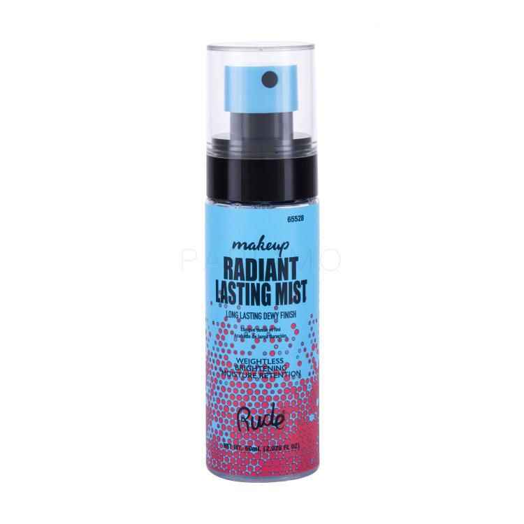 Rude Cosmetics Radiant Lasting Makeup Mist Fiksatori šminke za žene 60 ml