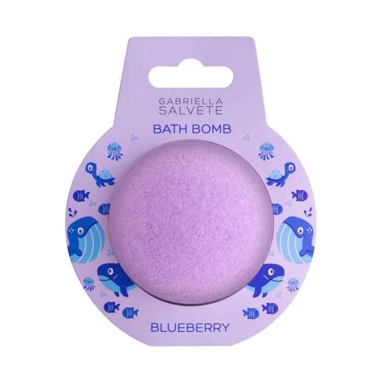 Gabriella Salvete Kids Bath Bomb Blueberry Kugla za kupku za djecu 100 g