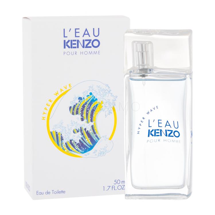 KENZO L´Eau Kenzo Pour Homme Hyper Wave Toaletna voda za muškarce 50 ml