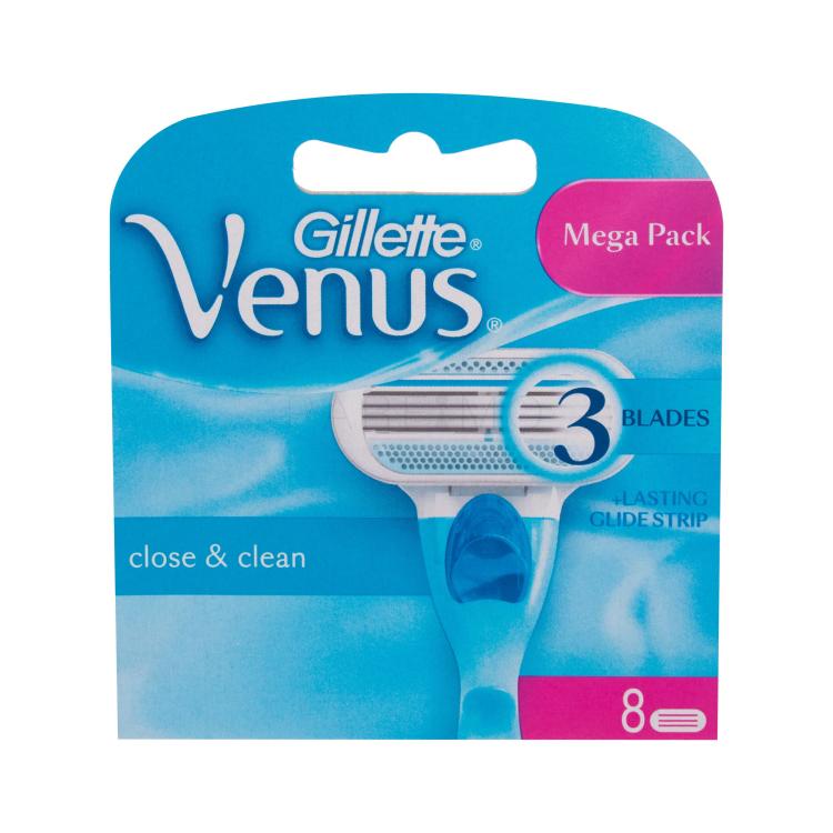 Gillette Venus Close &amp; Clean Zamjenske britvice za žene set