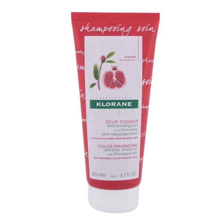 Klorane Pomegranate Color Enhancing Anti-Fade Šampon za žene 200 ml
