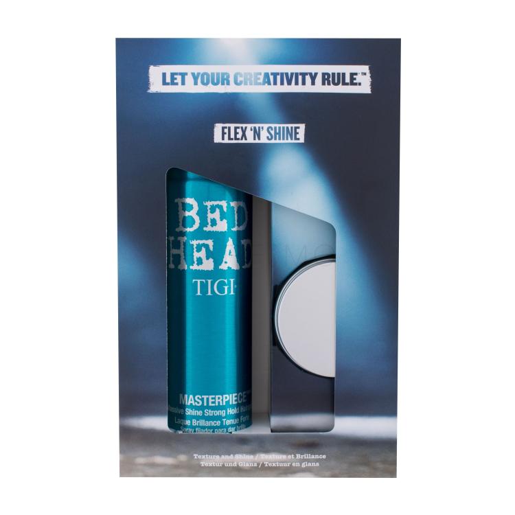 Tigi Bed Head Flex ´N´ Shine Poklon set lak za kosu Bedhead Masterpiece 340 ml + pasta za oblikovanje kose Bed Head Manipulator 57 g