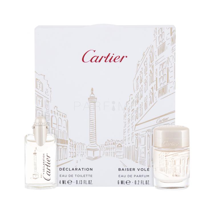 Cartier Mini Set Poklon set toaletna voda Déclaration 4 ml + parfemska voda Baiser Volé 6 ml