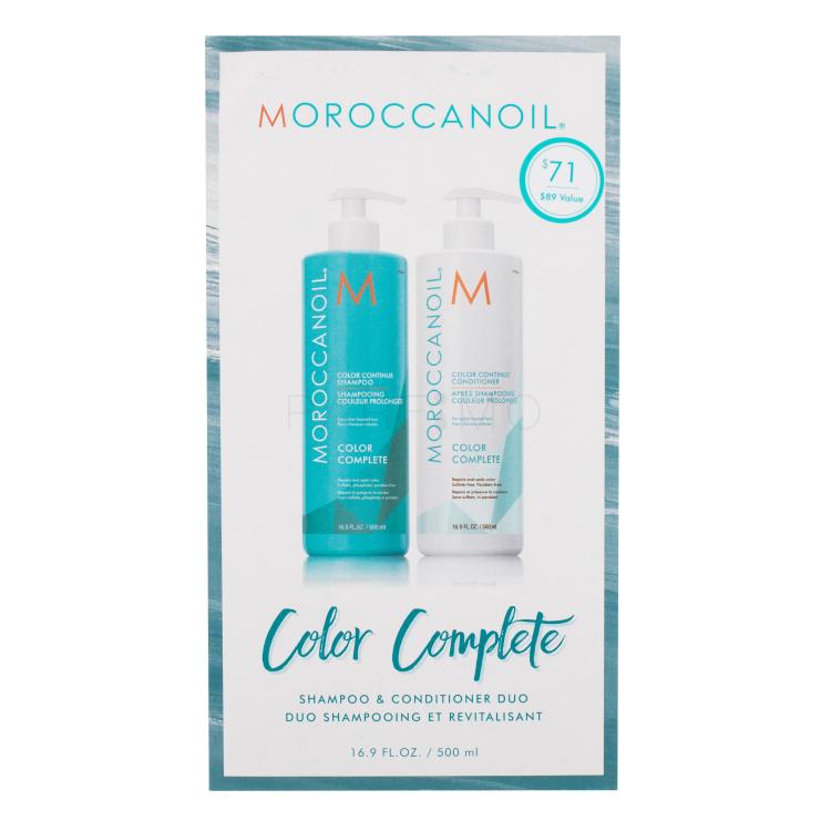Moroccanoil Color Complete Poklon set šampon Color Complete 500 ml + regenerator Color Complete 500 ml