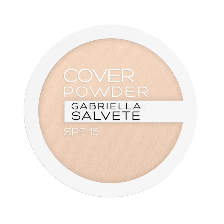 Gabriella Salvete Cover Powder SPF15 Puder u prahu za žene 9 g Nijansa 01 Ivory