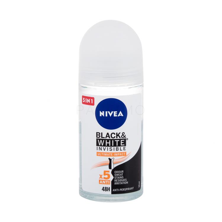 Nivea Black &amp; White Invisible Ultimate Impact 48H Antiperspirant za žene 50 ml