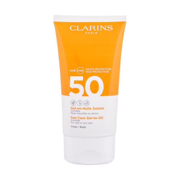 Clarins Sun Care Gel-to-Oil SPF50 Proizvod za zaštitu od sunca za tijelo za žene 150 ml tester