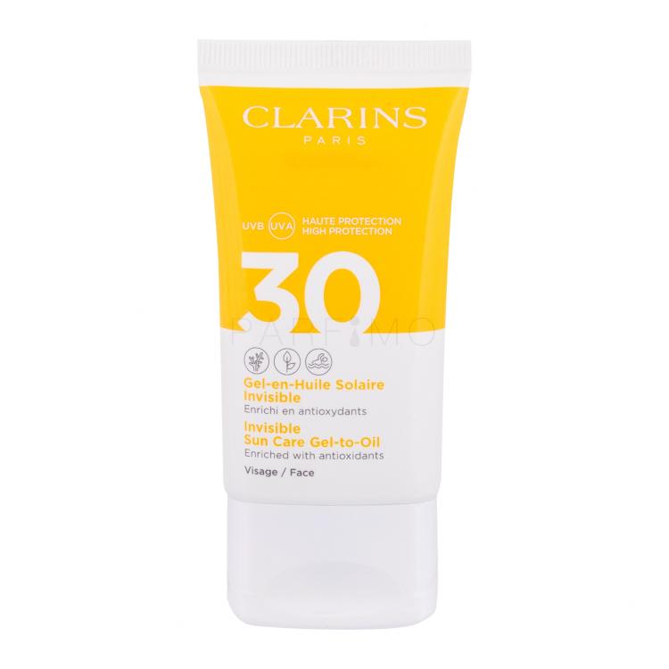 Clarins Sun Care Invisible Gel-to-Oil SPF30 Proizvod za zaštitu lica od sunca za žene 50 ml tester