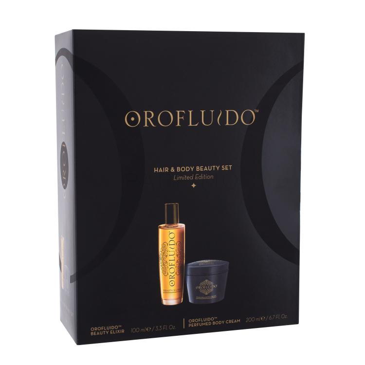 Orofluido Hair &amp; Body Beauty Set Poklon set ulje za kosu Beauty Elixir 100 ml + krema za tijelo Body Cream 200 ml