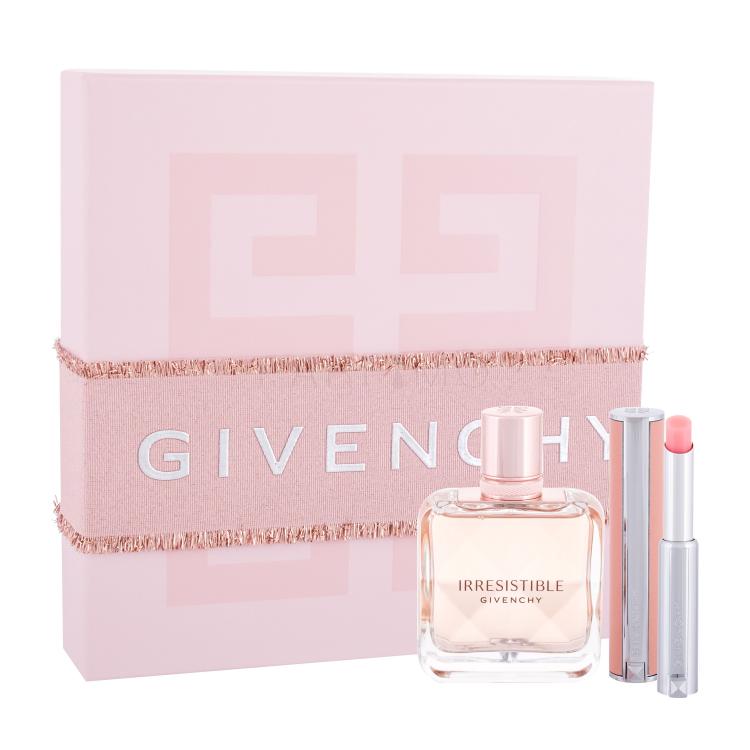 Givenchy Irresistible Poklon set parfemska voda 50 ml + balzam za usne Le Rose Perfecto 2,2 g 01 Perfect Pink