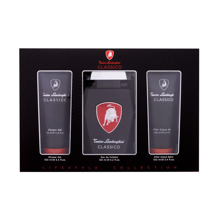 Lamborghini Classico Poklon set toaletna voda 125 ml + gel za tuširanje 100 ml + balzam nakon brijanja 100 ml