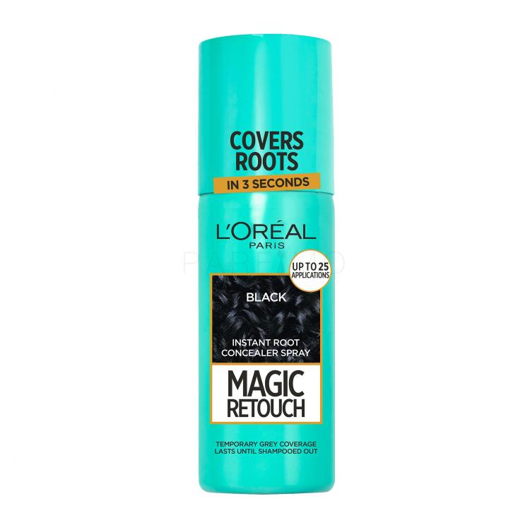 L&#039;Oréal Paris Magic Retouch Instant Root Concealer Spray Boja za kosu za žene 75 ml Nijansa Black