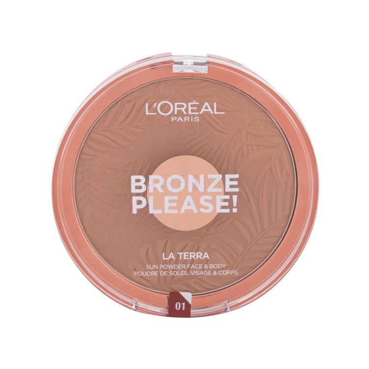 L&#039;Oréal Paris Bronze Please! Bronzer za žene 18 g Nijansa 01