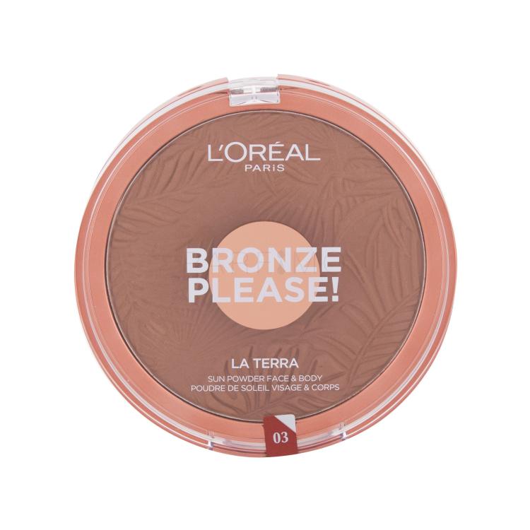L&#039;Oréal Paris Bronze Please! Bronzer za žene 18 g Nijansa 03