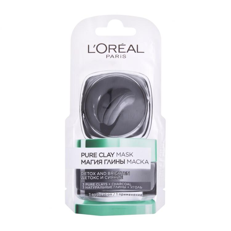 L&#039;Oréal Paris Pure Clay Detox Mask Maska za lice za žene 6 ml
