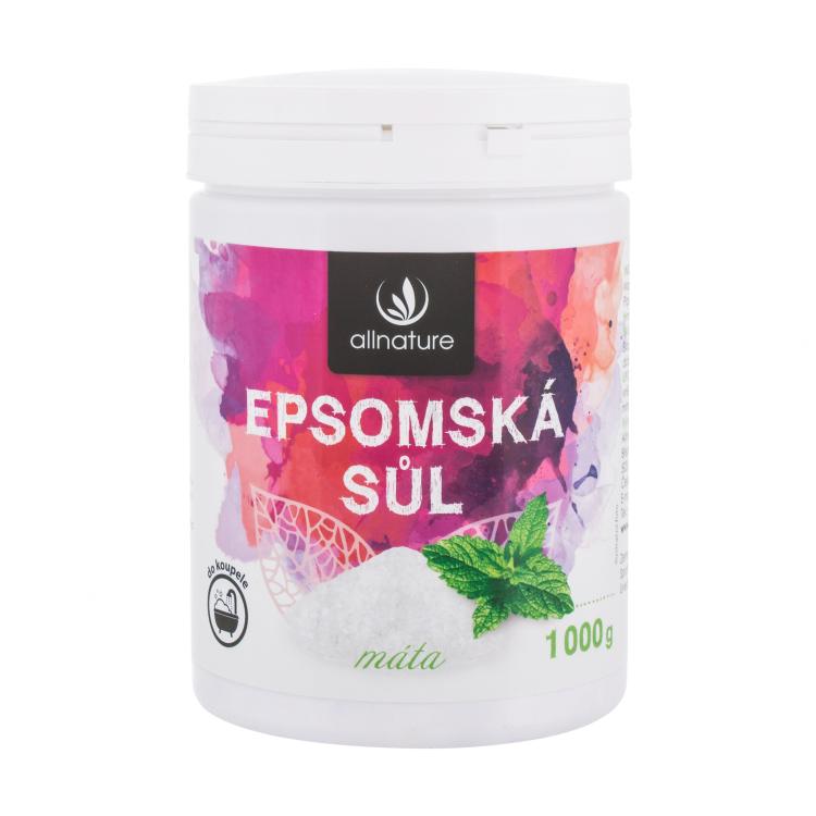 Allnature Epsom Salt Mint Solna kupka 1000 g