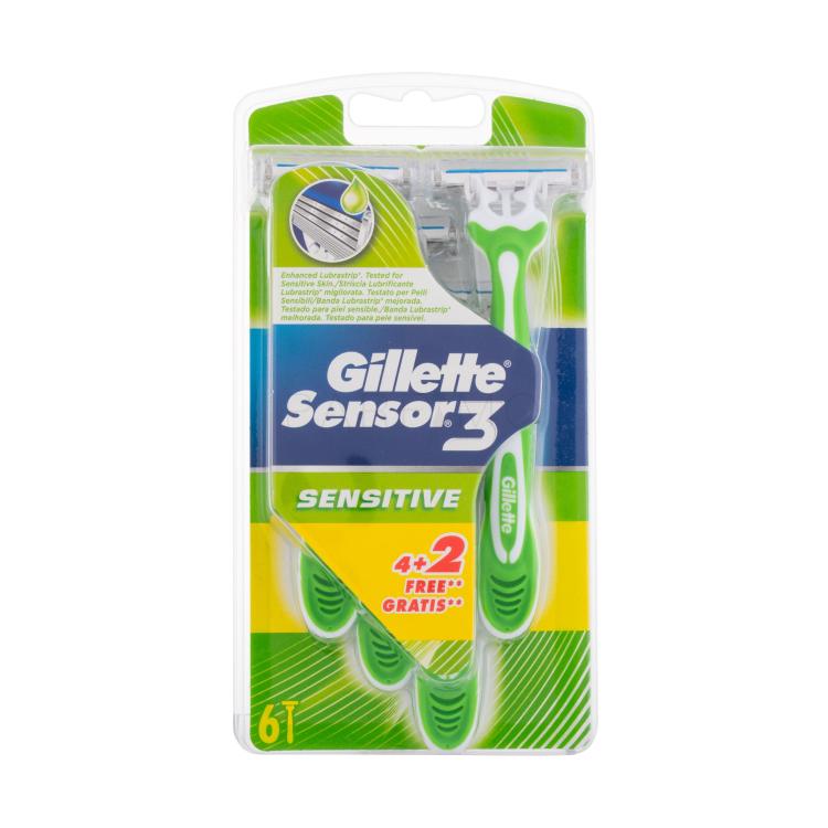Gillette Sensor3 Sensitive Aparat za brijanje za muškarce 6 kom