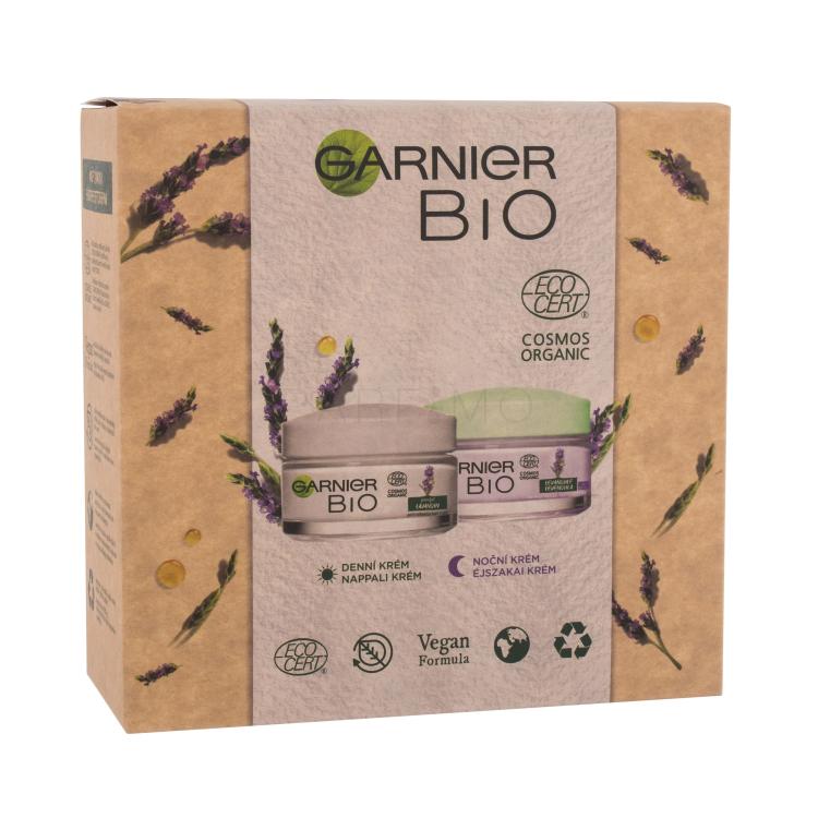 Garnier Bio Lavender Poklon set krema za lice Bio Anti-Wrinkle Day Care 50 ml + noćna krema za lice Bio Anti-Wrinkle Night Care 50 ml