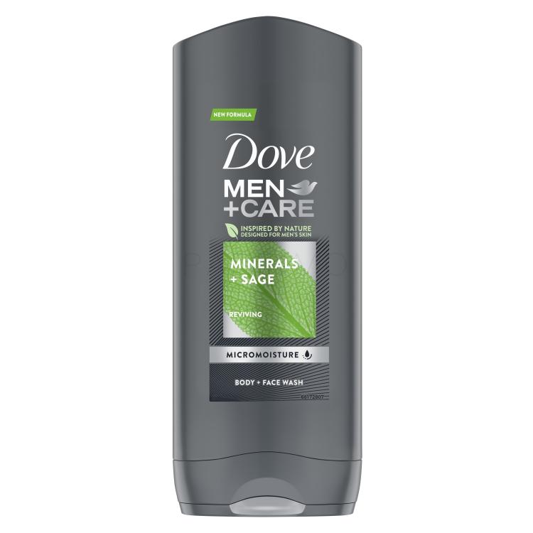 Dove Men + Care Minerals + Sage Gel za tuširanje za muškarce 400 ml