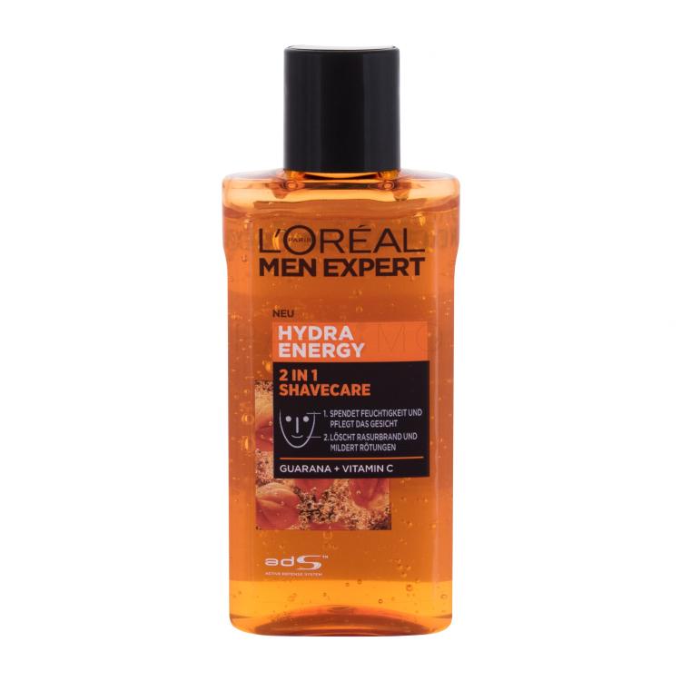 L&#039;Oréal Paris Men Expert Hydra Energy 2in1 Gel za brijanje za muškarce 125 ml