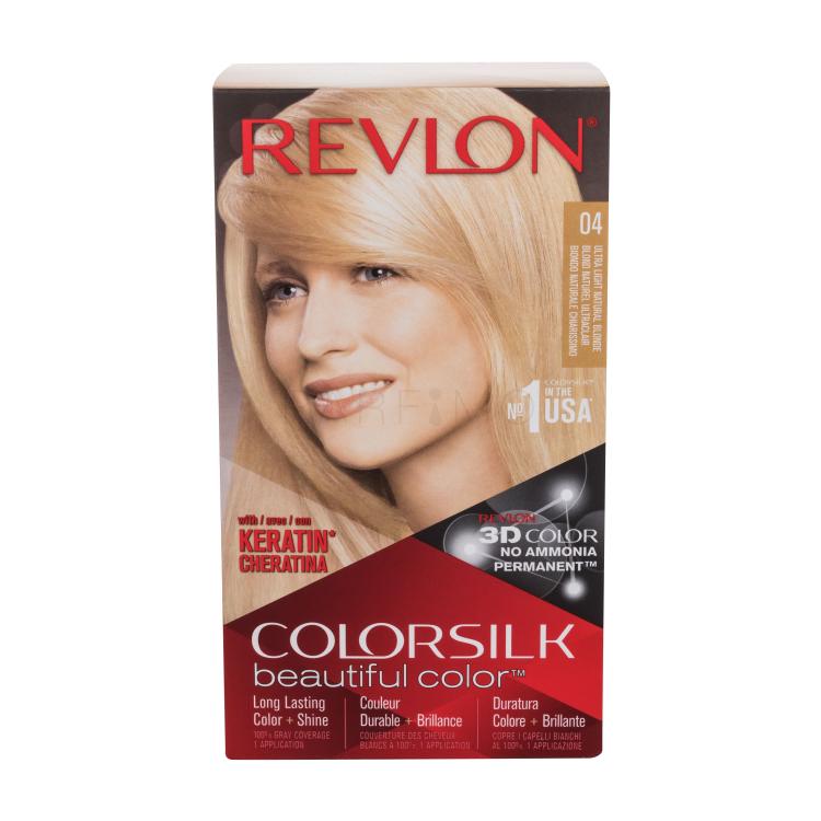 Revlon Colorsilk Beautiful Color Boja za kosu za žene Nijansa 04 Ultra Light Natural Blonde set