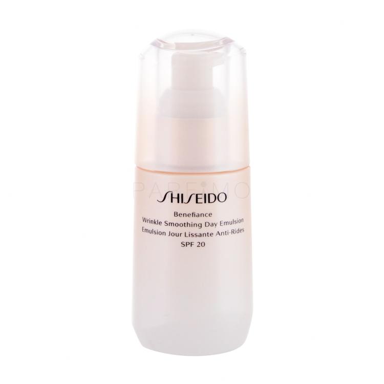 Shiseido Benefiance Wrinkle Smoothing Day Emulsion SPF20 Dnevna krema za lice za žene 75 ml