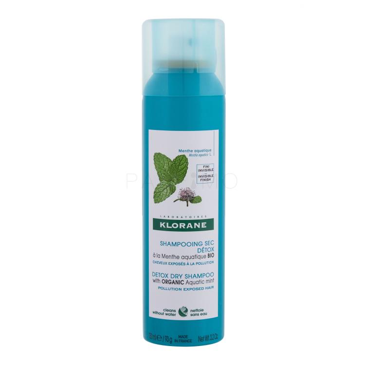 Klorane Aquatic Mint Detox Suhi šampon za žene 150 ml