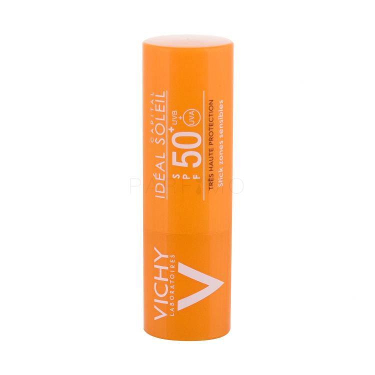 Vichy Idéal Soleil Stick Zones Sensibles SPF50+ Proizvod za zaštitu lica od sunca za žene 9 g