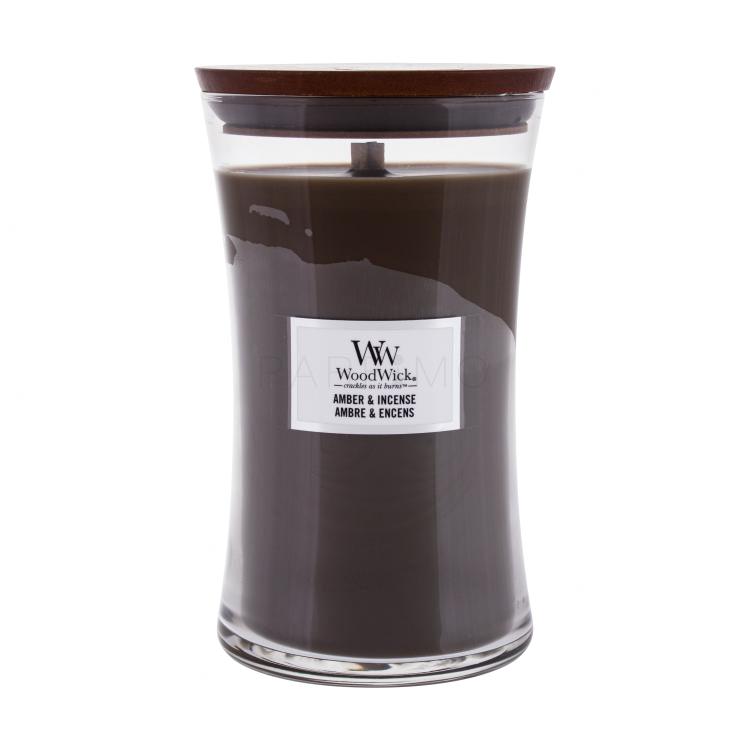 WoodWick Amber &amp; Incense Mirisna svijeća 610 g