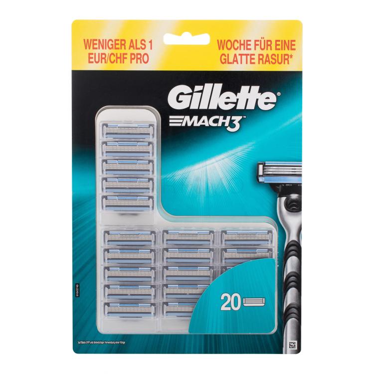 Gillette Mach3 Zamjenske britvice za muškarce 20 kom